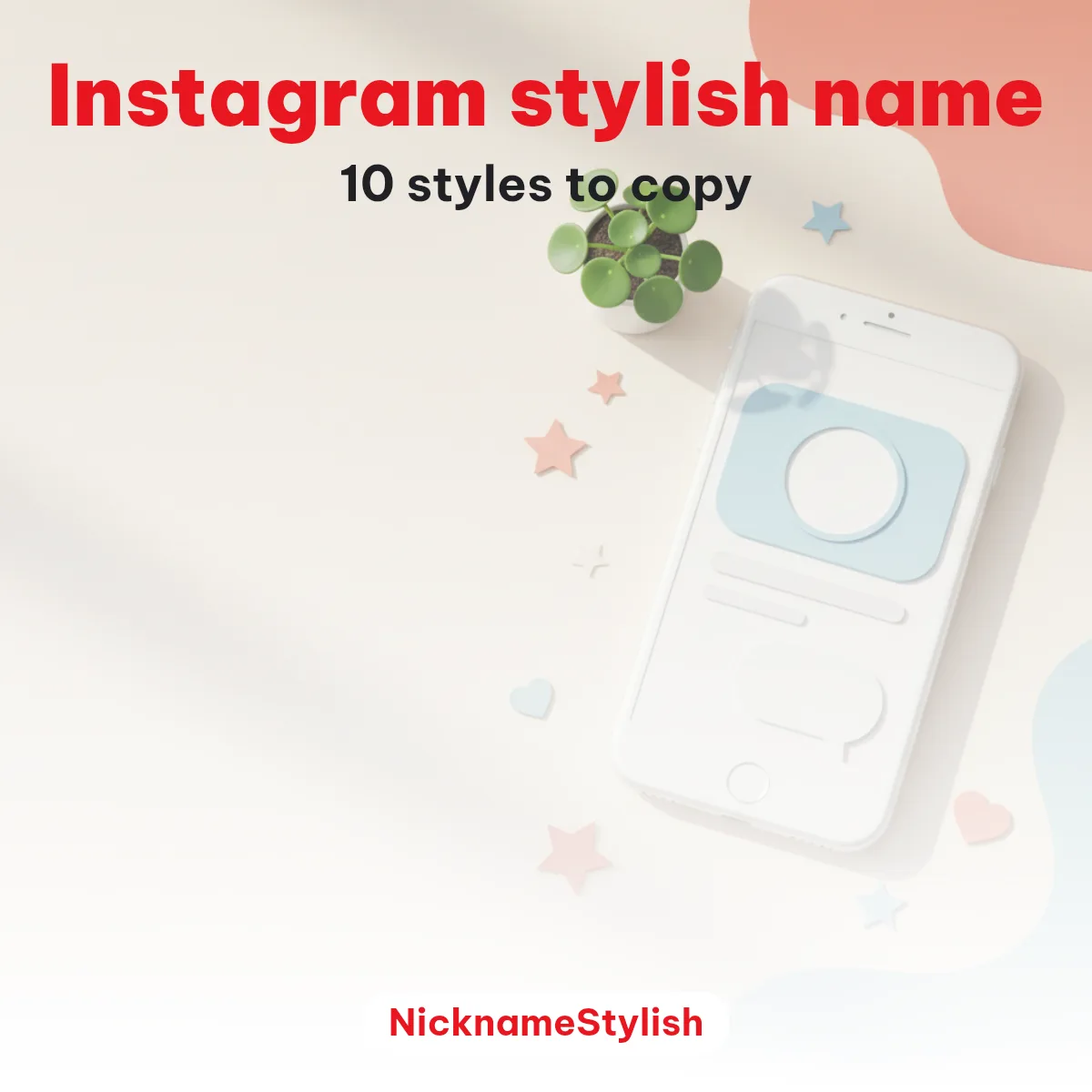 Instagram stylish name in 10 Unicode styles to copy