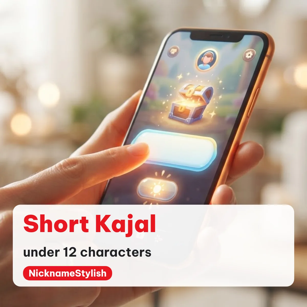 Short Kajal name versions under 12 characters