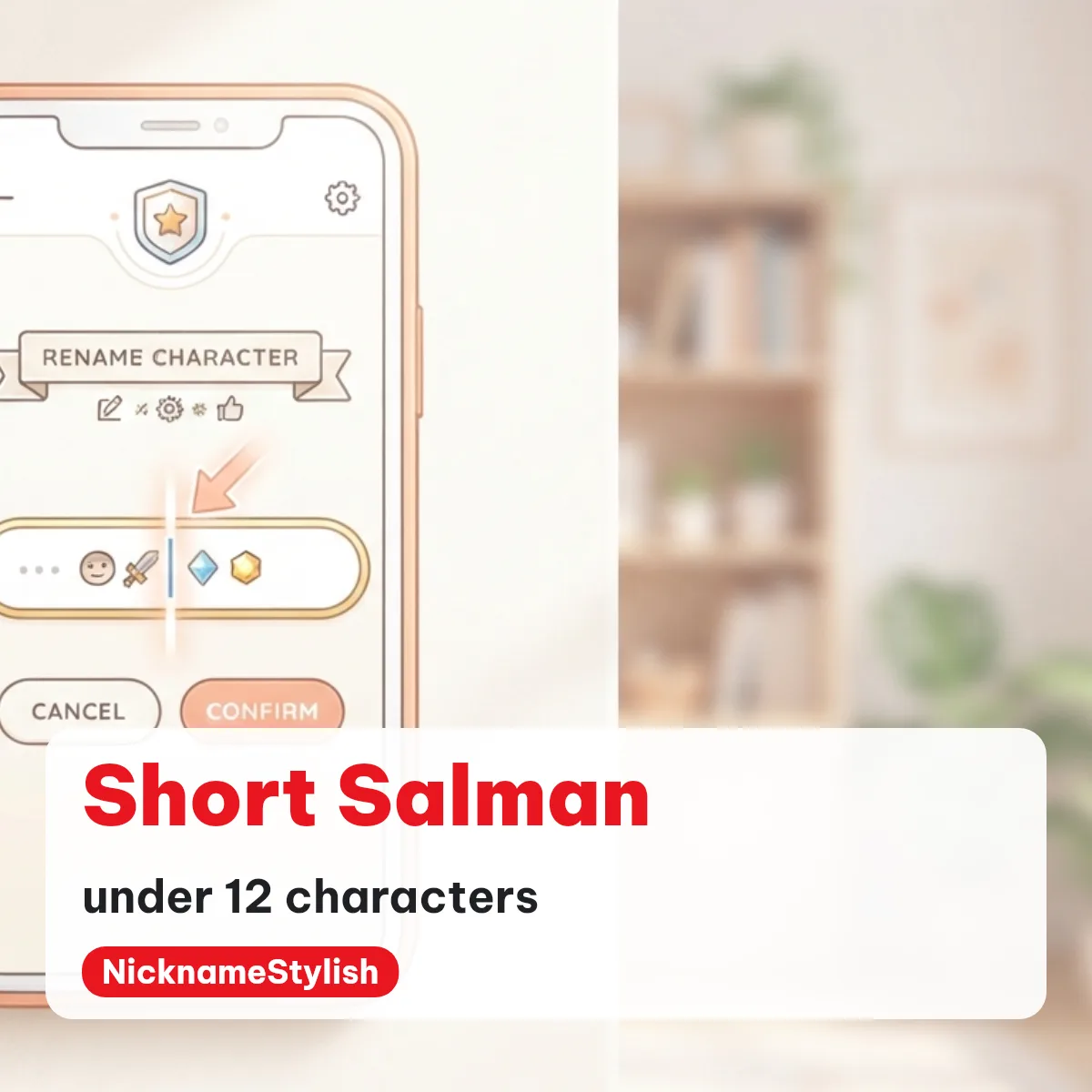 Short Salman name versions under 12 characters