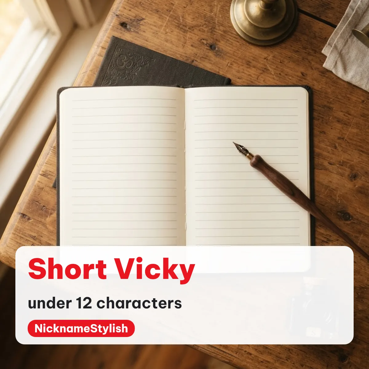Short Vicky name versions under 12 characters